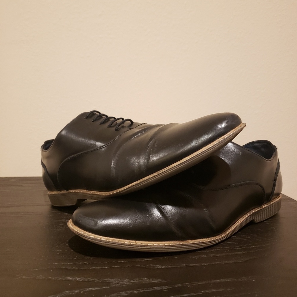 Steve Madden Black Mens Oxford Size 12